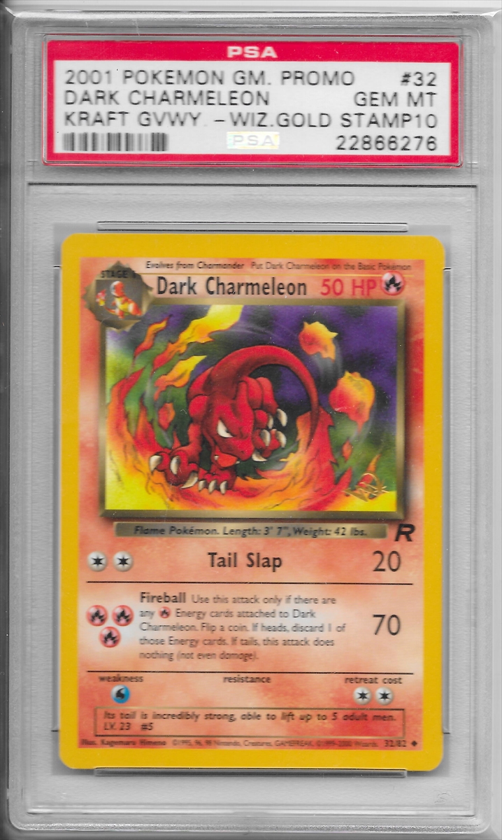 psa 10 1st ed dark charmeoleon